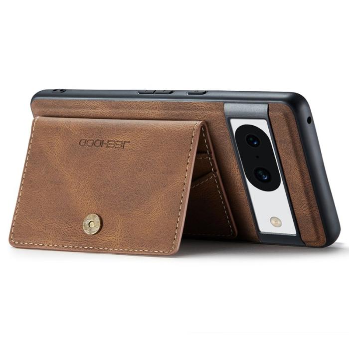 JEEHOOD - JEEHOOD Google Pixel 8a Fodral KonstLäder Plast - Brun