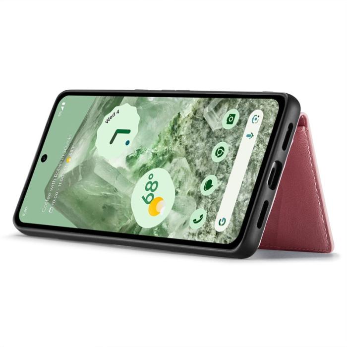 JEEHOOD - JEEHOOD Google Pixel 8a Fodral KonstLäder Plast - Rosa