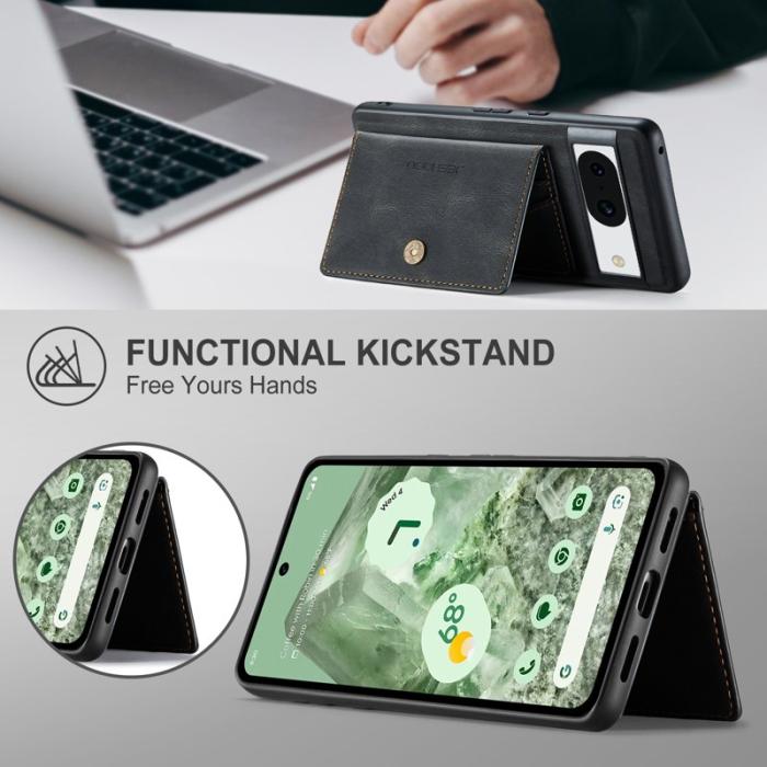 JEEHOOD - JEEHOOD Google Pixel 8a Fodral KonstLäder Plast - Svart