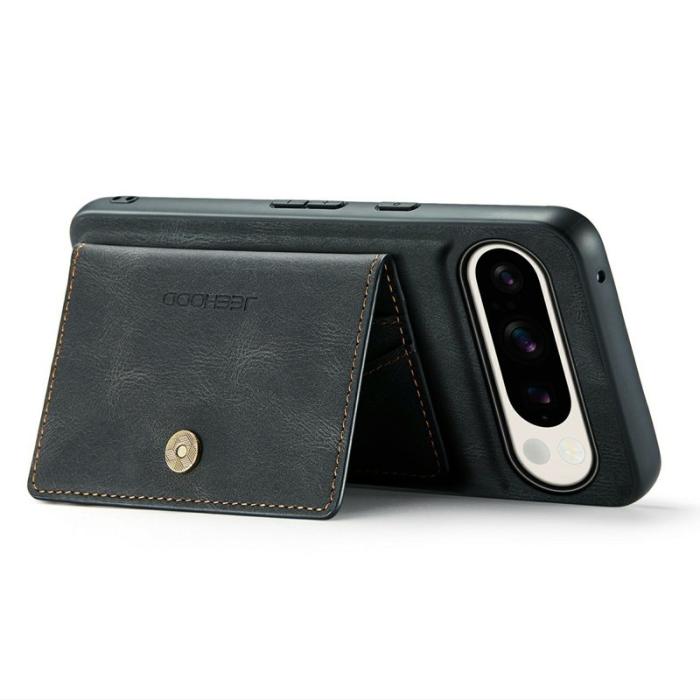 JEEHOOD - JEEHOOD Google Pixel 9 Pro XL Fodral Retro Konstläder - Svart