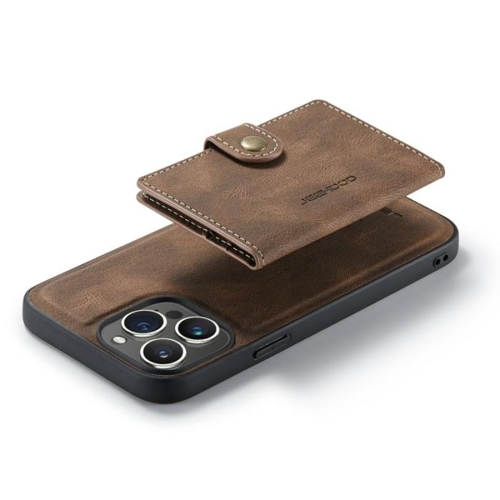 JEEHOOD - JEEHOOD iPhone 15 Pro Max Fodral KonstLäder - Brun