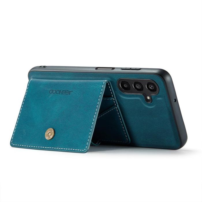 JEEHOOD - JEEHOOD Samsung Galaxy A16 5G Fodral Äkta Läder - Blå