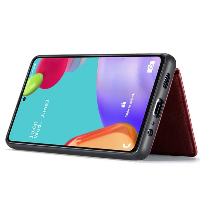 JEEHOOD - JEEHOOD Samsung Galaxy A33 5G Fodral Äkta Läder - Röd