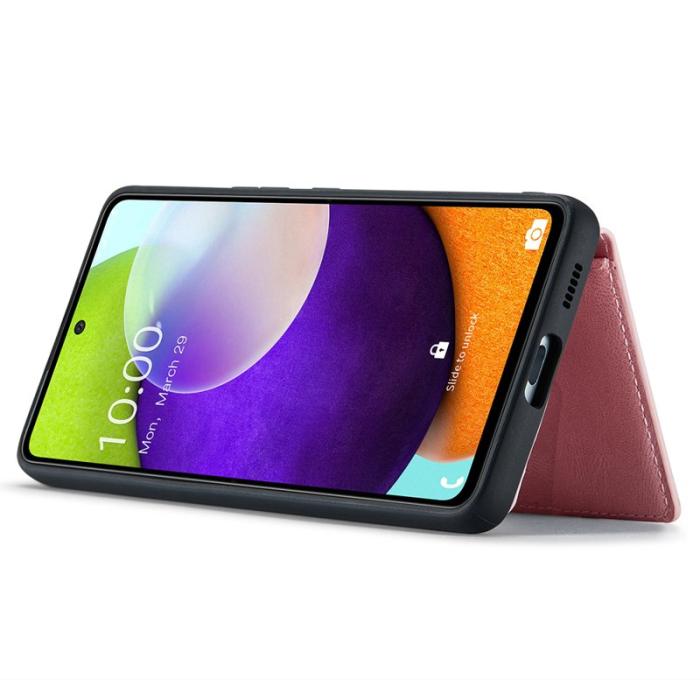 JEEHOOD - JEEHOOD Samsung Galaxy A53 5G Fodral KonstLäder - Rosa