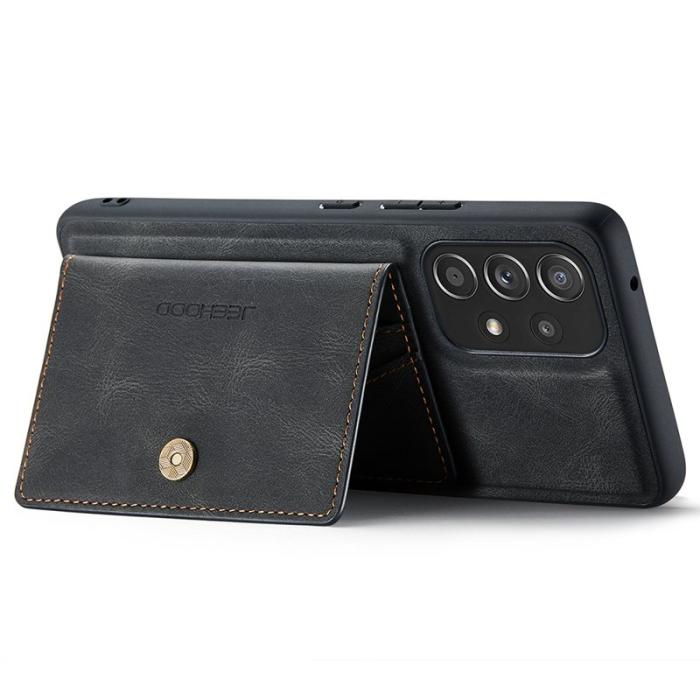 JEEHOOD - JEEHOOD Samsung Galaxy A53 5G Fodral KonstLäder Magnet - Svart