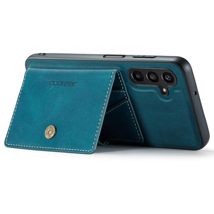 JEEHOOD - JEEHOOD Samsung Galaxy A54 5G Fodral Äkta Läder - Blå