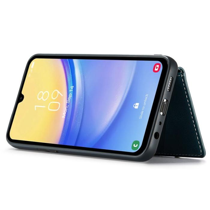 JEEHOOD - JEEHOOD Samsung Galaxy A54 5G Fodral Äkta Läder - Blå