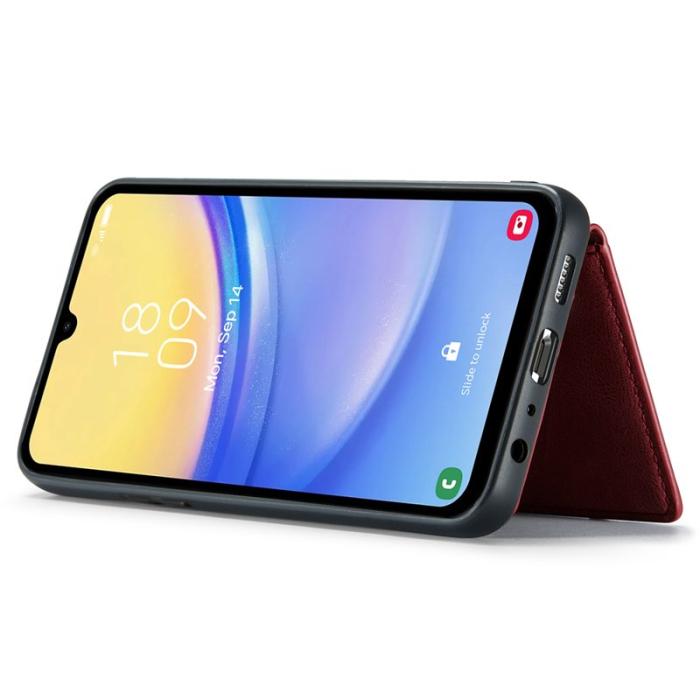 JEEHOOD - JEEHOOD Samsung Galaxy A54 5G Fodral Äkta Läder - Röd