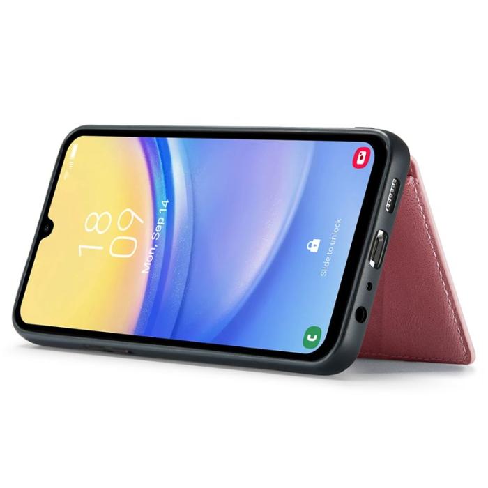 JEEHOOD - JEEHOOD Samsung Galaxy A54 5G Fodral Äkta Läder - Rosa