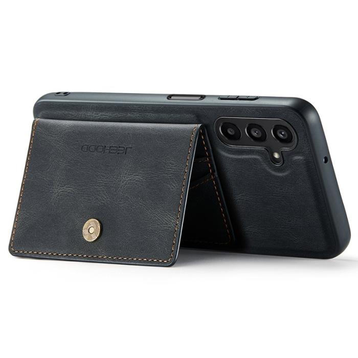 JEEHOOD - JEEHOOD Samsung Galaxy A54 5G Fodral Äkta Läder - Svart