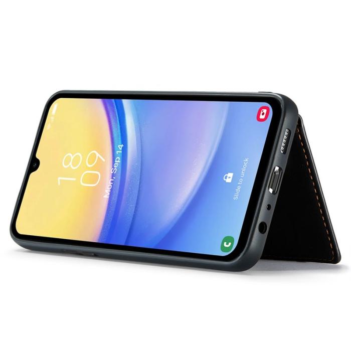 JEEHOOD - JEEHOOD Samsung Galaxy A54 5G Fodral Äkta Läder - Svart