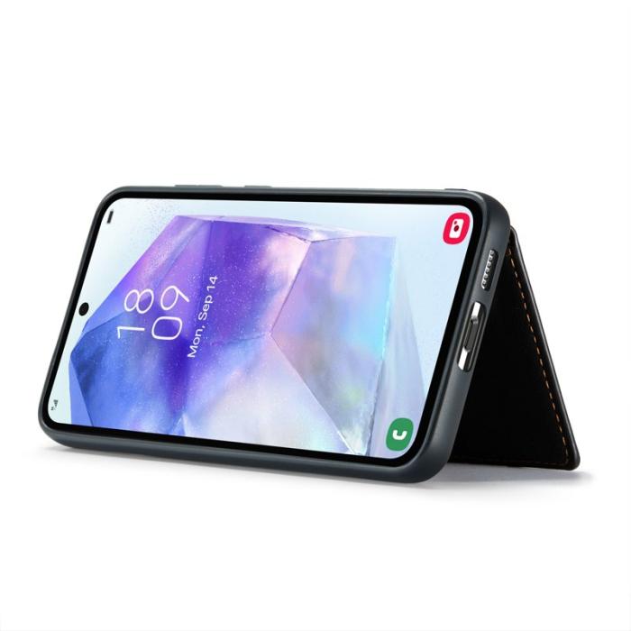 JEEHOOD - JEEHOOD Samsung Galaxy A55 5G Mobilskal Läder Plast - Svart