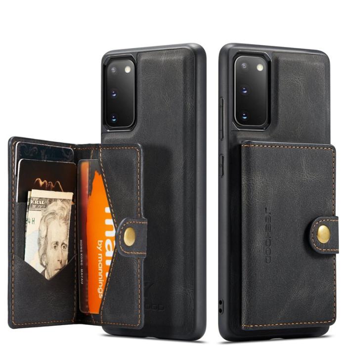 JEEHOOD - JEEHOOD Samsung Galaxy S20 5G Fodral KonstLäder - Svart