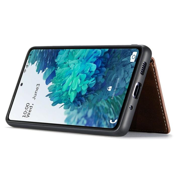 JEEHOOD - JEEHOOD Samsung Galaxy S20 FE Fodral Retro Konstläder - Brun