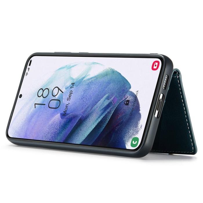 JEEHOOD - JEEHOOD Samsung Galaxy S23 Fodral Äkta Läder - Blå