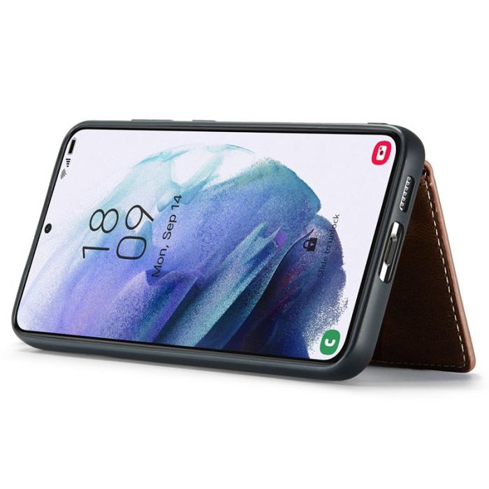 JEEHOOD - JEEHOOD Samsung Galaxy S23 Fodral Läder - Brun