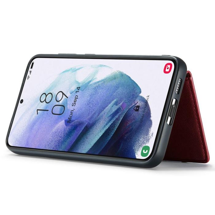 JEEHOOD - JEEHOOD Samsung Galaxy S23 Fodral Läder - Röd