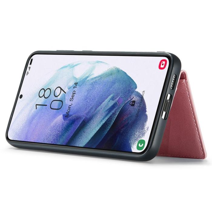 JEEHOOD - JEEHOOD Samsung Galaxy S23+ Fodral Läder Magnetisk - Rosa