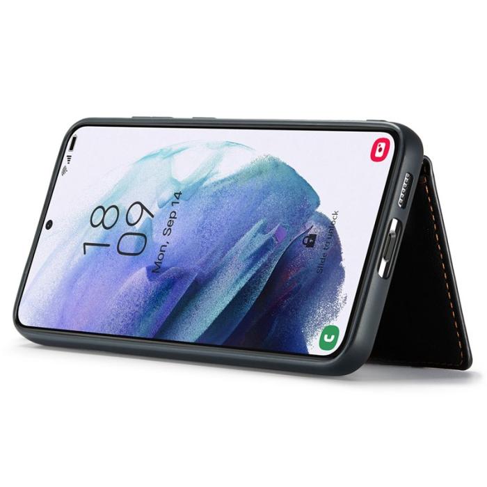 JEEHOOD - JEEHOOD Samsung Galaxy S23+ Fodral Läder Magnetisk - Svart