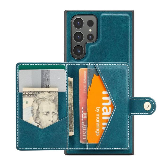 JEEHOOD - JEEHOOD Samsung Galaxy S24 Ultra Mobilskal Plast - Blå