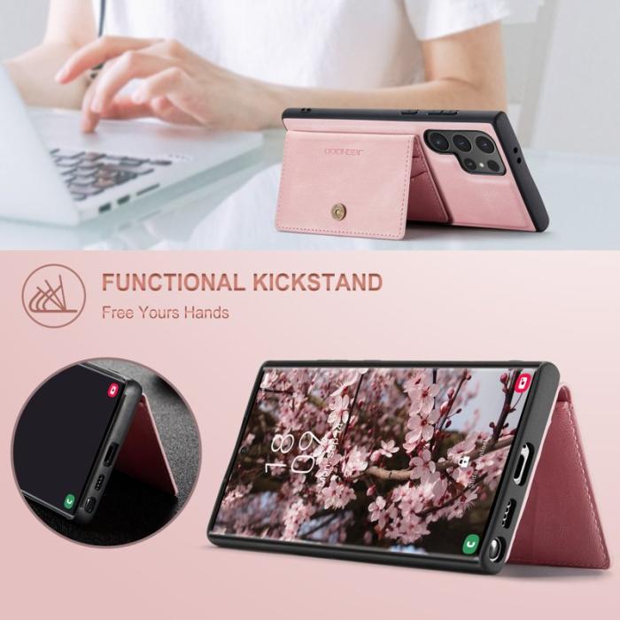 JEEHOOD - JEEHOOD Samsung Galaxy S24 Ultra Mobilskal Plast - Rosa