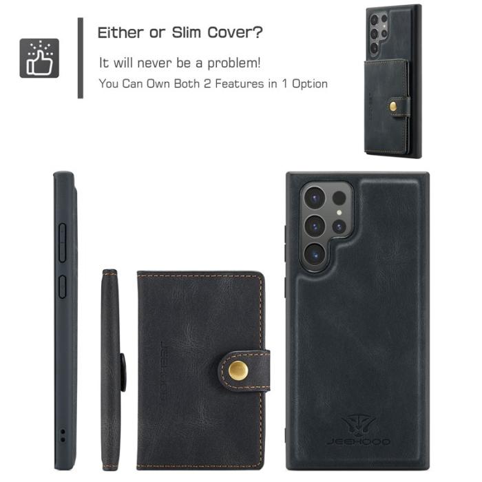 JEEHOOD - JEEHOOD Samsung Galaxy S24 Ultra Mobilskal Plast - Svart