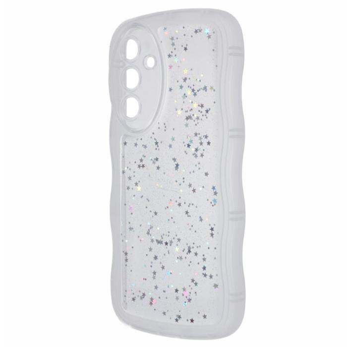 OEM - JTW Samsung Galaxy A35 5G Skal Epoxy TPU Skydd - Transparent Vit