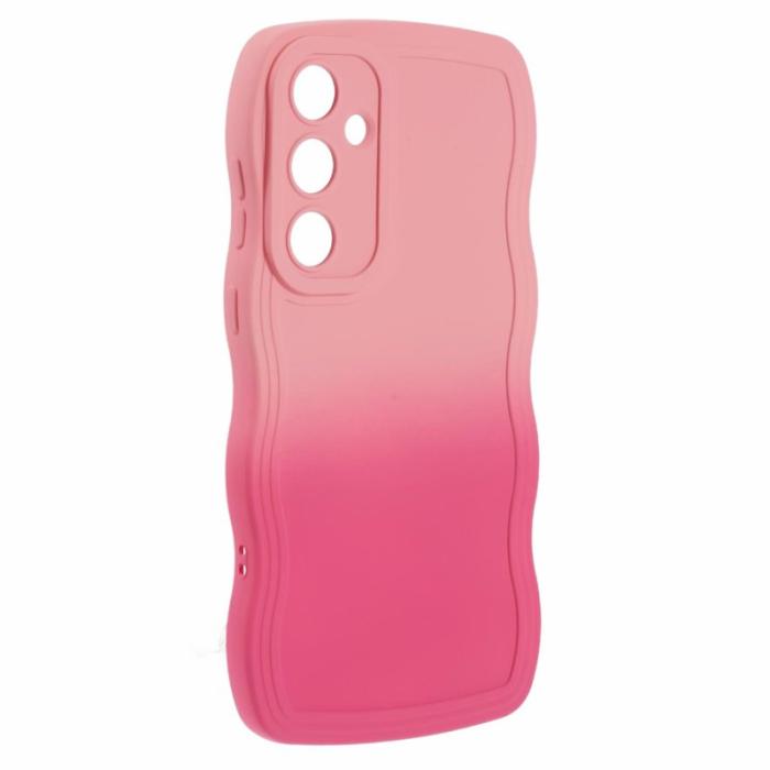 OEM - JTW Samsung Galaxy A35 5G Skal TPU Gradient Färg - Rosa+Rosa