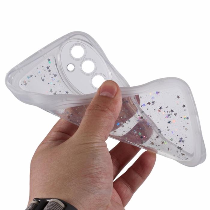 OEM - JTW Samsung Galaxy A55 5G Skal Epoxy Repellerande TPU - Transparent Vit