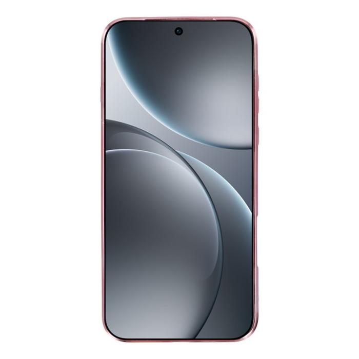 KADEM - KADEM Mobilskal till Oppo Find X9 Pro 5G Plast Blommor Rhinestones - Roséguld