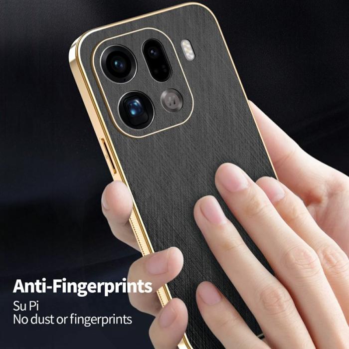 KADEM - KADEM Mobilskal till Oppo Find X9 Pro 5G PU Läder - Svart