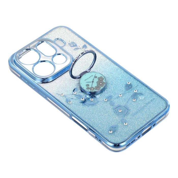 KADEM - KADEM Mobilskal till Oppo Find X9 Pro 5G TPU Blommor Gradient - Blå