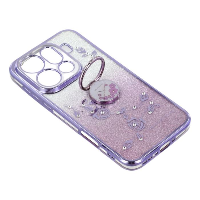 KADEM - KADEM Mobilskal till Oppo Find X9 Pro 5G TPU Blommor Gradient - Lila