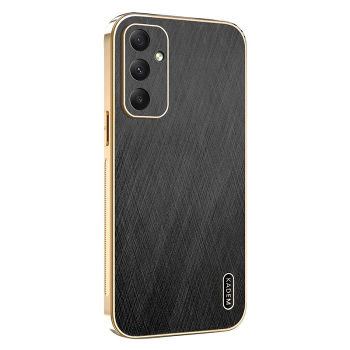 KADEM - KADEM Samsung Galaxy A35 5G Skal PU + TPU - Svart
