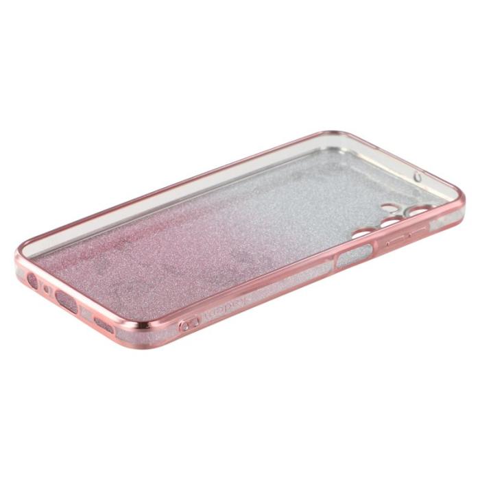 KADEM - KADEM Samsung Galaxy A55 5G Skal Blommönster Gradient TPU - Roséguld