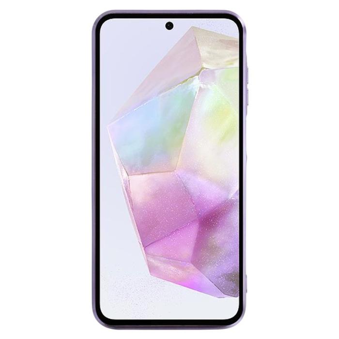 KADEM - KADEM Samsung Galaxy A55 5G Skal Glitter TPU Skydd - Lila