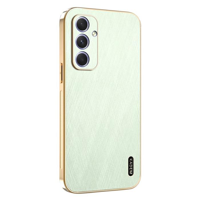 KADEM - KADEM Samsung Galaxy A55 5G Skal PU + TPU Electroplating - Grön