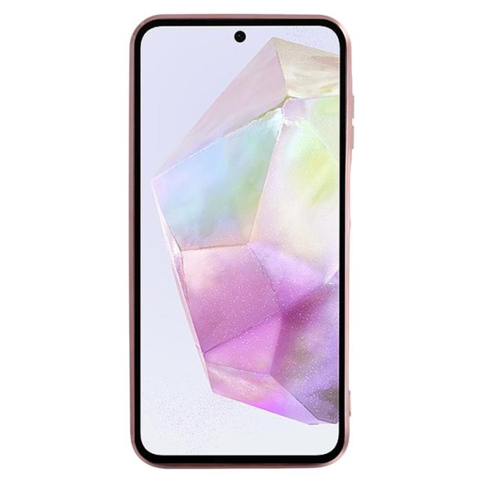 KADEM - KADEM Samsung Galaxy A55 5G Skal TPU Gradient Färg - Roséguld