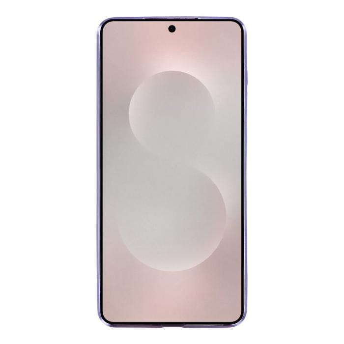 KADEM - KADEM Samsung Galaxy S26 Edge Mobilskal Blommor Rhinsten TPU - Lila