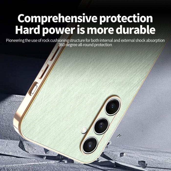 KADEM - KADEM Samsung Galaxy S26 / S26 Pro Skal PU + TPU - Grön