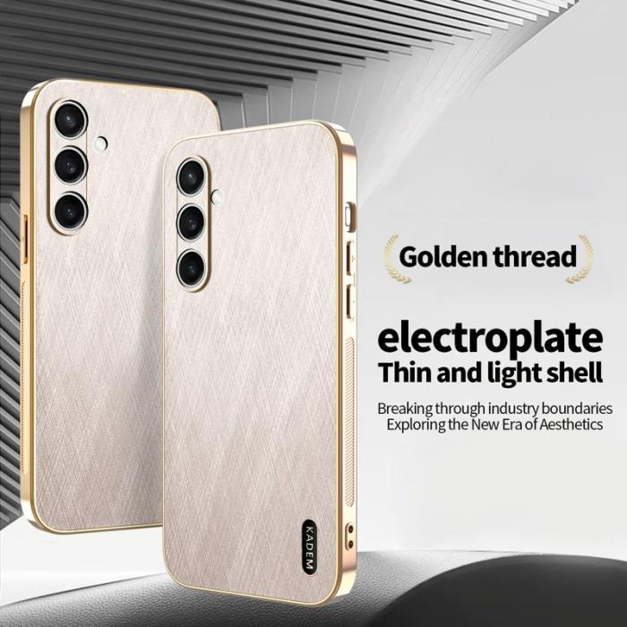 KADEM - KADEM Samsung Galaxy S26 / S26 Pro Skal PU + TPU - Guld