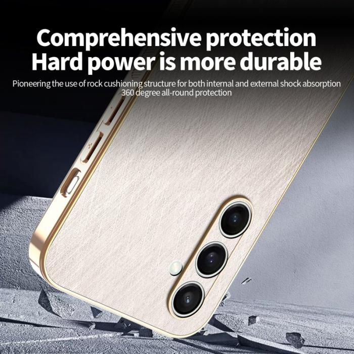 KADEM - KADEM Samsung Galaxy S26 / S26 Pro Skal PU + TPU - Guld