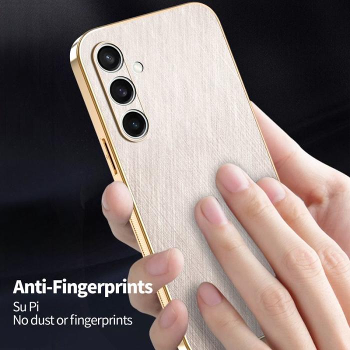 KADEM - KADEM Samsung Galaxy S26 / S26 Pro Skal PU + TPU - Guld