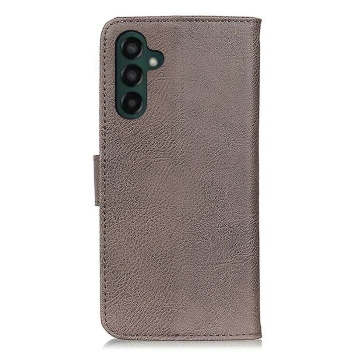 KHAZNEH - KHAZNEH Samsung Galaxy A55 5G Plånboksfodral Konstläder - Khaki