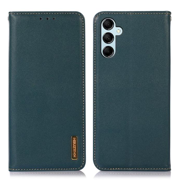 OEM - KHAZNEH Samsung Galaxy S26 / S26 Pro Fodral Äkta Läder - Grön