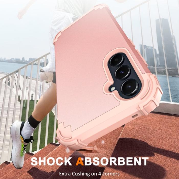 OEM - L-Style Samsung Galaxy A55 5G Skal Anti-Scratch Plast - Roséguld