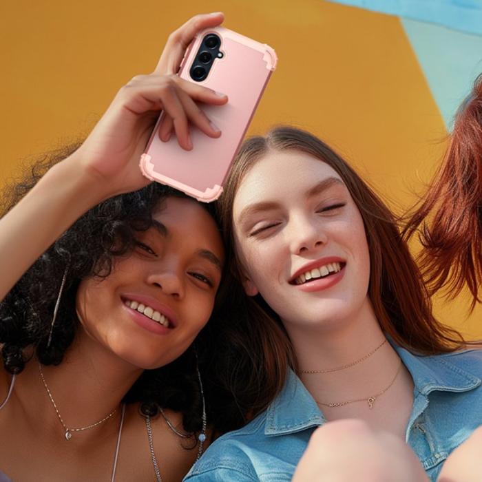 OEM - L-Style Samsung Galaxy A55 5G Skal Anti-Scratch Plast - Roséguld