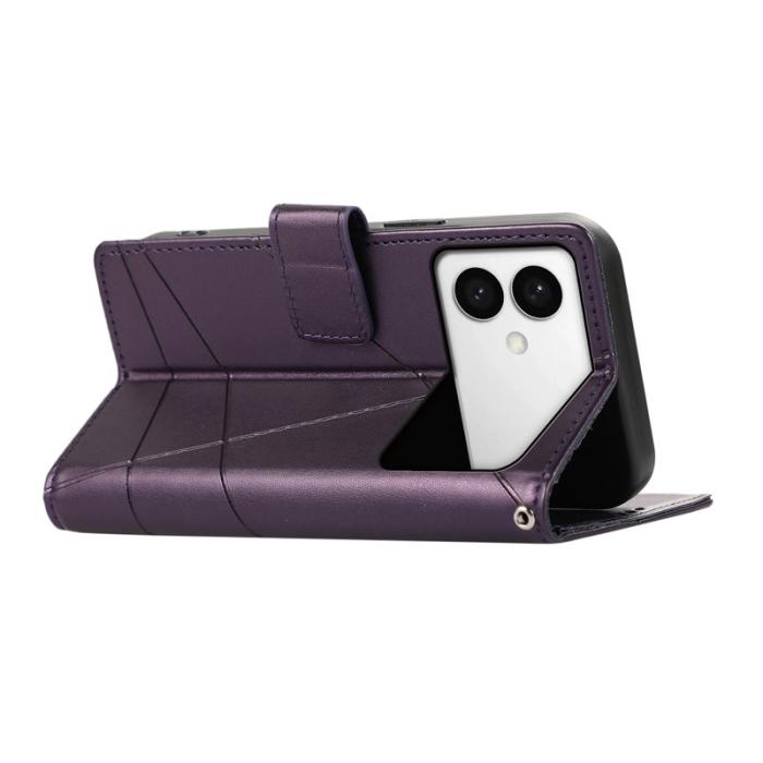 OEM - Line Samsung Galaxy S26 Edge Plånboksfodral Konstläder - Lila