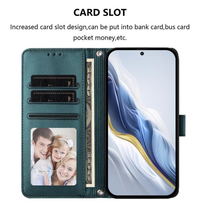 OEM - Love Cat Samsung Galaxy A37 Plånboksfodral Konstläder - Grön