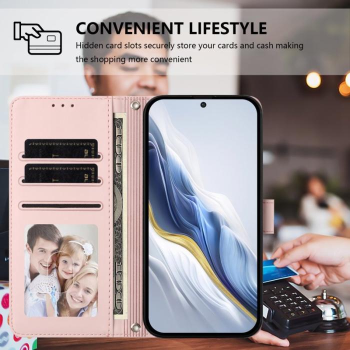 OEM - Love Cat Samsung Galaxy A37 Plånboksfodral Konstläder - Rosa